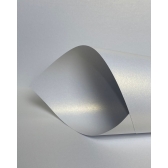 100 Folhas de Papel Perolizado A4 180 gramas Dupla Face para Artesanato - PRATA