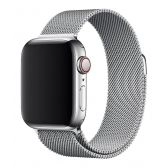 Pulseira Milanese Aço Inoxídavel Para Apple Watch 1 2 3 4 5 - Prata