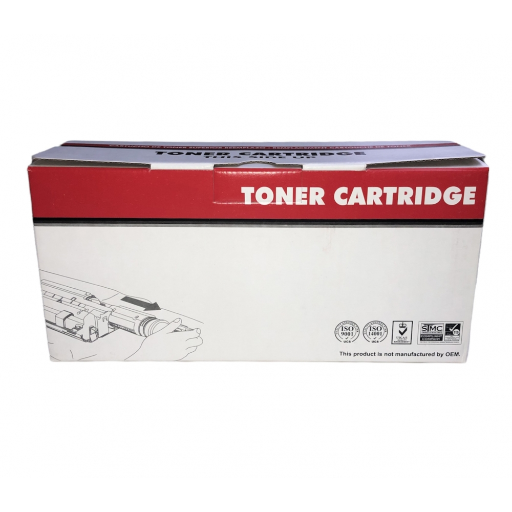 50 Caixas Neutras para Embaldar Toner -  (32x10x15 Cm) - BRANCA E VERMELHA