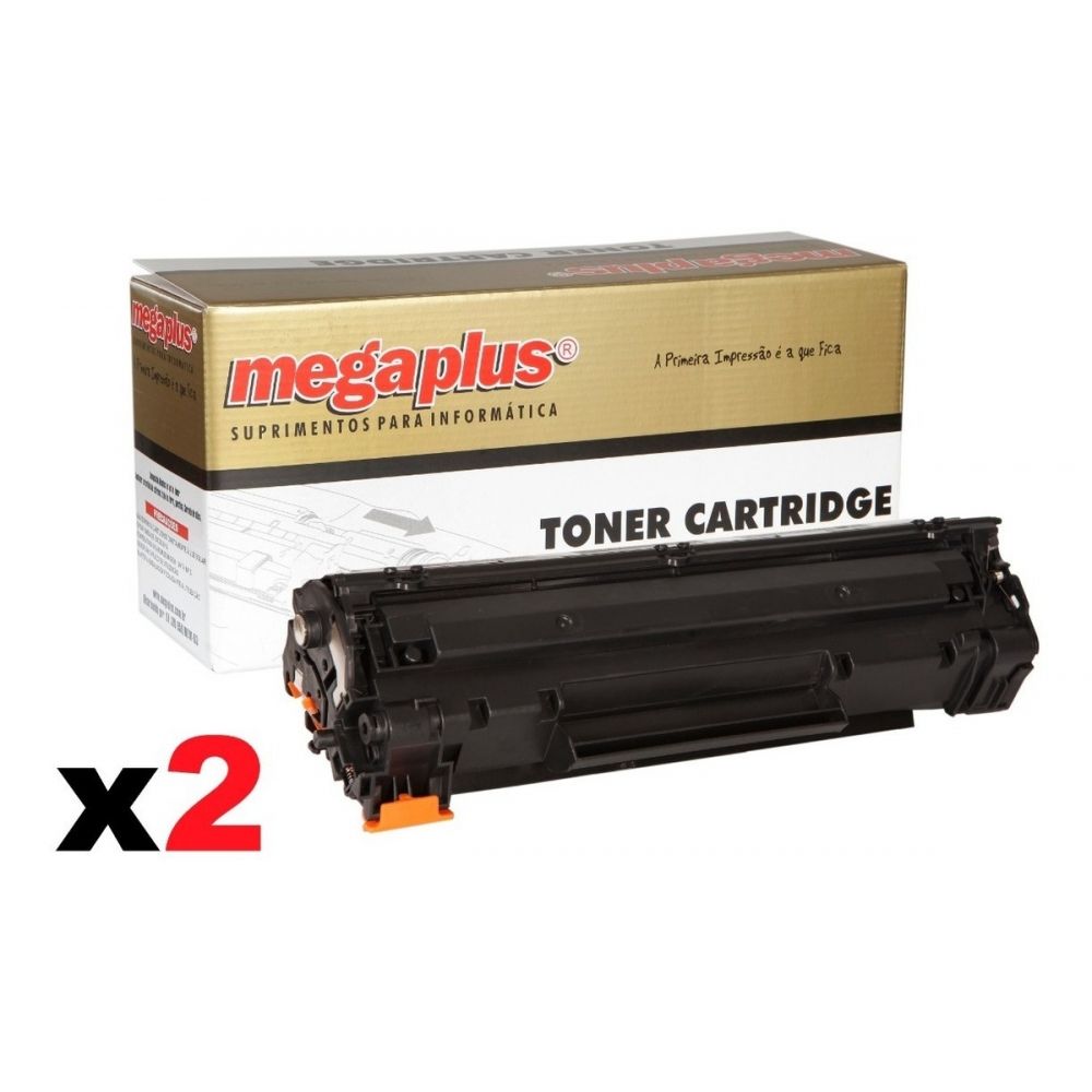 2 Toner Compatível Cf283a 83a 283 M125 M127 M127fn M225 M201