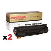 2 Toner Compatível Cf283a 83a 283 M125 M127 M127fn M225 M201