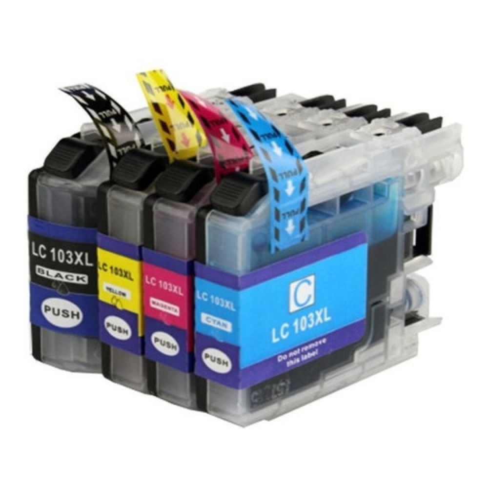 Kit 4 Cartucho Compatível Brother Lc103 105 107 109 4310dw 4