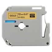 10 Fitas Compatíveis para Rotuladora Brother MK Serie MK 221 / 131 / 231 / 431 / 531 / 631 / 731 / 831 - MK 831