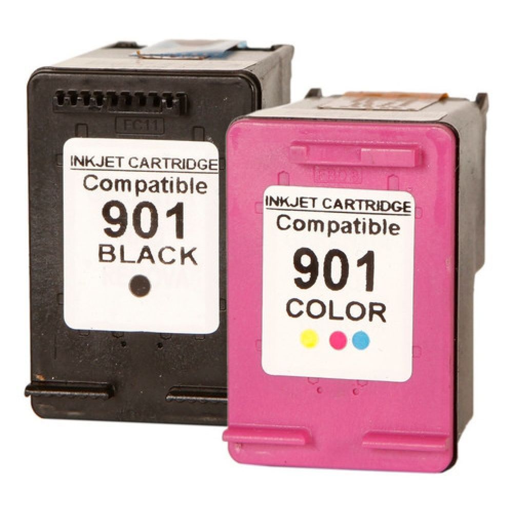 Par Cartucho 901xl Preto + Color J4580 J4680 J4660 J4500 J45