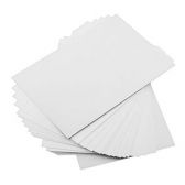 100 Folhas Papel Foto Dupla Face 180g A4 Á Prova Dagua - Branco