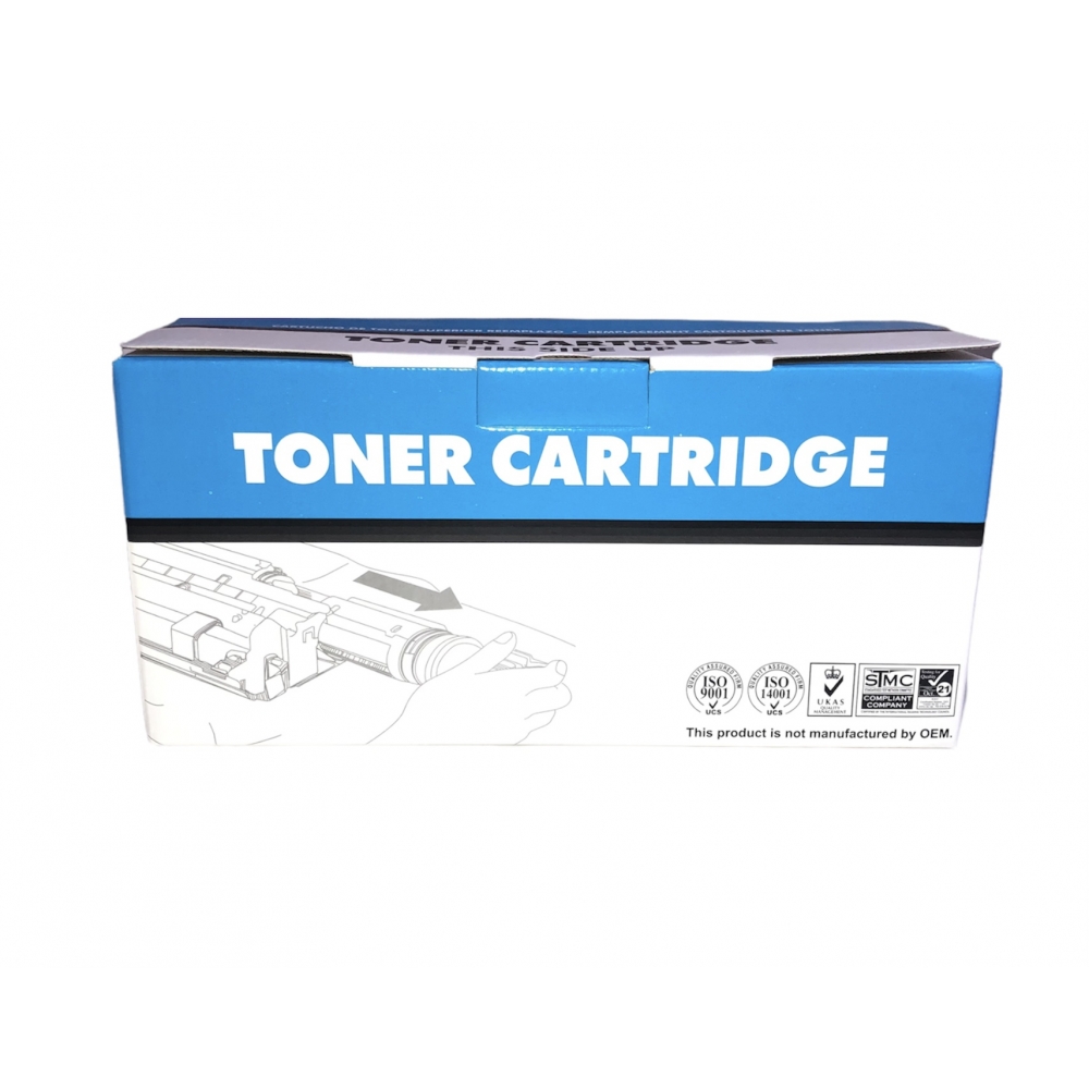50 Caixas Neutras para Embaldar Toner -  (32x10x15 Cm) - BRANCA E AZUL