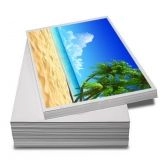 100 Folhas Papel Foto Matte 108g A4 Á Prova Dagua - Branco