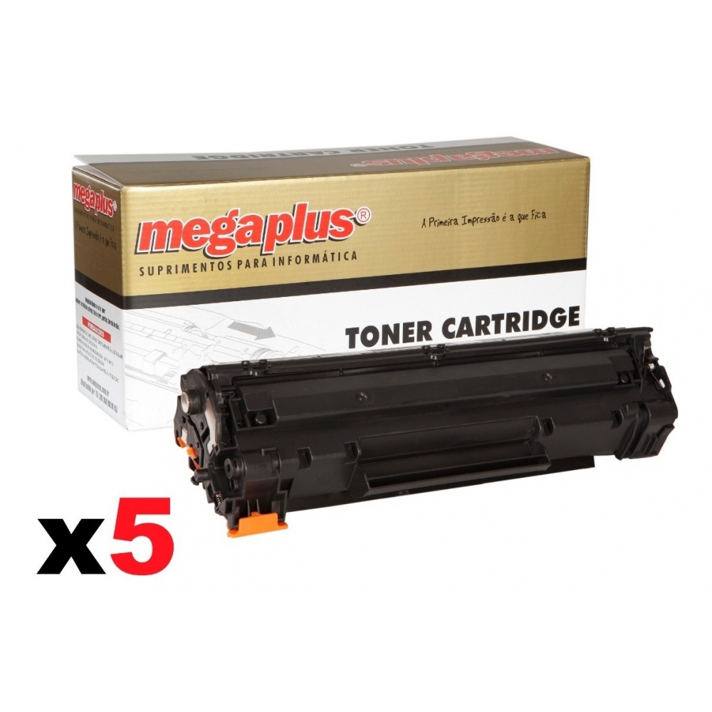5 Toner Compatível Ce285a Cb435a Cb436 P1102 1005 1120
