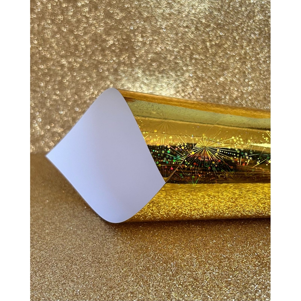 40 Folhas de Papel A4 Laminado Lamicote Holográfico 180 Gramas - HM 143